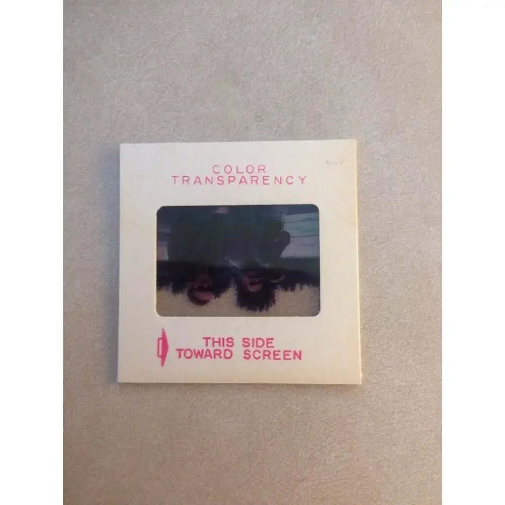 Vintage 1970 Three Hipster Men Sideburns Sunglasses UK Photograph Color Slide